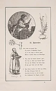 Illustration til Johan Krohn, "Peters jul" by Carl Leonard Sandberg