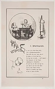 Illustration til Johan Krohn, "Peters jul" by Carl Leonard Sandberg