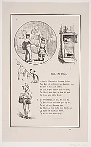 Illustration til Johan Krohn, "Peters jul"