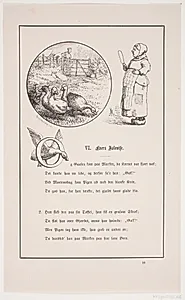 Illustration til Johan Krohn, "Peters jul" by Carl Leonard Sandberg