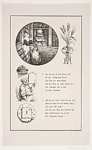 Illustration til Johan Krohn, "Peters jul" by F. Hendriksen