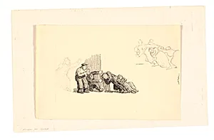 Illustration til Kirken på Rømø by Niels Skovgaard