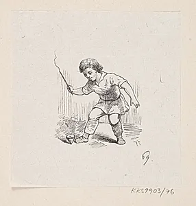 Illustration til "Kjærestefolkene" i H.C. Andersen, "Eventyr og Historier", Bind 1 by H.P. Hansen