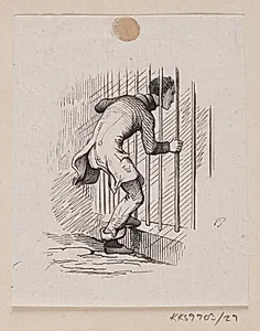 Illustration til "Lykkens Kalosker" i H.C. Andersen, "Eventyr og Historier", Bind 1 by H.P. Hansen