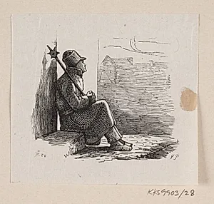 Illustration til "Lykkens Kalosker" i H.C. Andersen, "Eventyr og Historier", Bind 1 by H.P. Hansen
