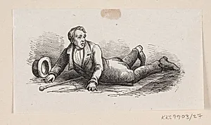 Illustration til "Lykkens Kalosker" i H.C. Andersen, "Eventyr og Historier", Bind 1 by H.P. Hansen