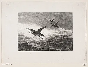 Illustration til "Makreldorg" by H.P. Hansen