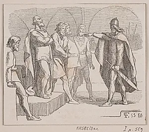 Illustration til "Mellemriget og opløsningstilstanden" by Ubekendt