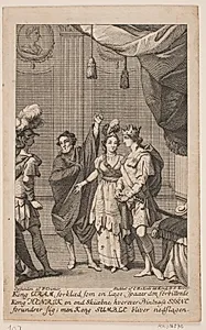 Illustration til N. K. Bredal, "Gram og Signe" by Odvardt Helmoldt de Lode