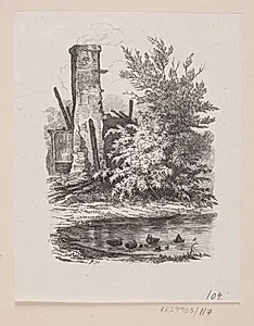 Illustration til "Nabofamilierne" i H.C. Andersen, "Eventyr og Historier", Bind 2 by H.P. Hansen