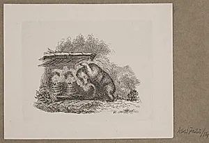 Illustration til O. Specter, "Fabler for Børn" by Vilhelm Kyhn