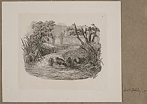 Illustration til O. Specter, "Fabler for Børn" by Vilhelm Kyhn
