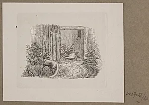 Illustration til O. Specter, "Fabler for Børn" by Vilhelm Kyhn
