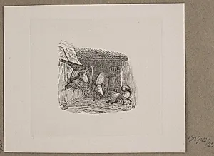 Illustration til O. Specter, "Fabler for Børn" by Vilhelm Kyhn