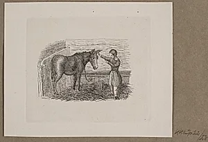 Illustration til O. Specter, "Fabler for Børn" by Vilhelm Kyhn