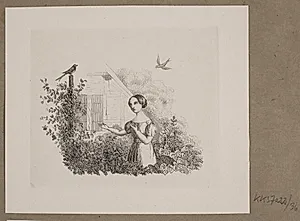 Illustration til O. Specter, "Fabler for Børn" by Vilhelm Kyhn