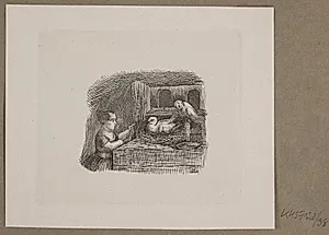 Illustration til O. Specter, "Fabler for Børn" by Vilhelm Kyhn