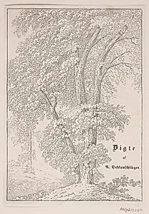 Illustration til Oehlenschlägers Digte i "Gæa"