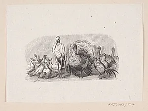 Illustration til "Ole Lukøie" i H.C. Andersen, "Eventyr og Historier", Bind 1 by H.P. Hansen