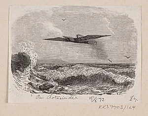 Illustration til "Om Aartusinder" i H.C. Andersen, "Eventyr og Historier", Bind 2 by H.P. Hansen