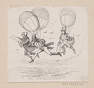 Illustration til "Om Aartusinder" i H.C. Andersen, "Eventyr og Historier", Bind 2 by H.P. Hansen
