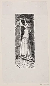 Illustration til "Om Risen, som ikke havde noget Hjerte paa sig" by Ubekendt