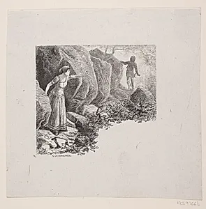 Illustration til "Om Risen som ikke havde noget Hjerte paa sig" by Ubekendt
