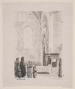 Illustration til Poul M. Møller, "Sct. Laurentius"