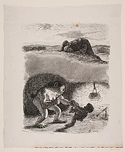 Illustration til Poul M. Møller, "Sct. Laurentius"