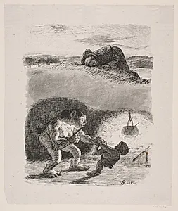 Illustration til Poul Martin Møller, "Sct. Laurentius"