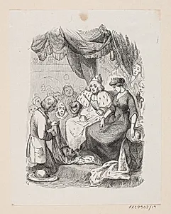 Illustration til "Reisekammeraten" i H.C. Andersen, "Eventyr og Historier", Bind 1 by H.P. Hansen