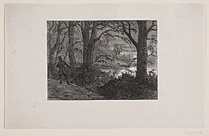 Illustration til "Snap", fortælling af H. Drachmann by Ubekendt