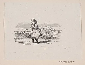 Illustration til "Snedronningen" i H.C. Andersen, "Eventyr og Historier", Bind 1 by H.P. Hansen