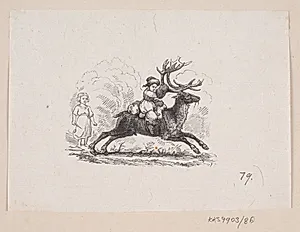 Illustration til "Snedronningen" i H.C. Andersen, "Eventyr og Historier", Bind 1 by H.P. Hansen