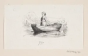 Illustration til "Snedronningen" i H.C. Andersen, "Eventyr og Historier", Bind 1 by H.P. Hansen