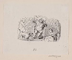 Illustration til "Springfyren" i H.C. Andersen, "Eventyr og Historier", Bind 2 by H.P. Hansen