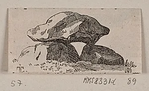 Illustration til "Steenmonumenter" by H.C. Henneberg
