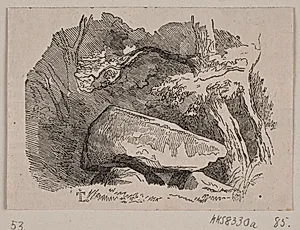 Illustration til "Steenmonumenter" by H.C. Henneberg