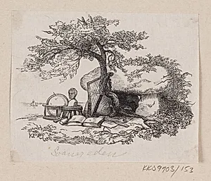 Illustration til "Svanereden" i H.C. Andersen, "Eventyr og Historier", Bind 2 by H.P. Hansen