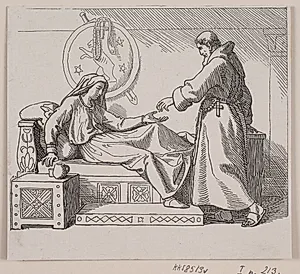 Illustration til "Svend Tveskægs tog til England og slaget ved Svold" by Ubekendt