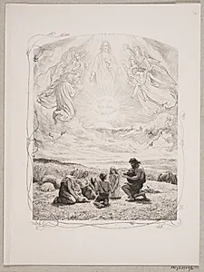 Illustration til "The Lord's Prayer" by Lorenz Frølich