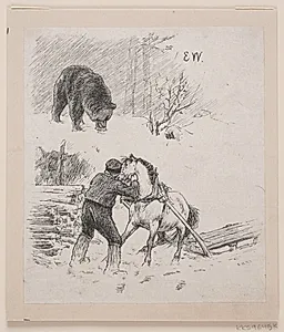 Illustration til "Velgjort og ilede lønnet" by Ubekendt