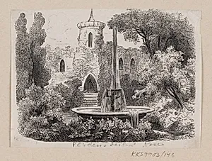 Illustration til "Verdens dejligste Rose" i H.C. Andersen, "Eventyr og Historier", Bind 2 by H.P. Hansen