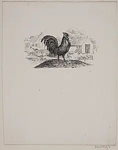 Illustration til W. Hey, "Halvthundrede Fabler for Børn" by Ubekendt