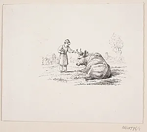 Illustration til W. Hey, "Halvthundrede Fabler for Børn" by Ubekendt