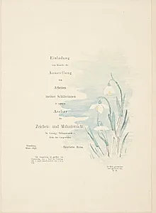 Indbydelse til udstilling by Henriette Hahn-Brinckmann