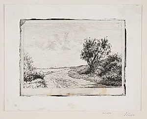 Indgang til Hornbækplantagen by Carl Bloch