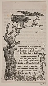 Indramning med storkerede i egetræ by H.C. Henneberg