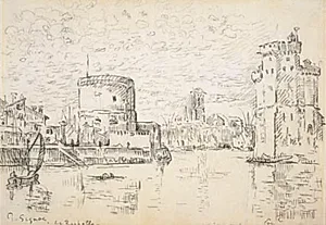 Indsejlingen til det gamle havnebassin i La Rochelle