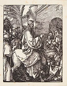 Indtoget i Jerusalem by Albrecht Dürer